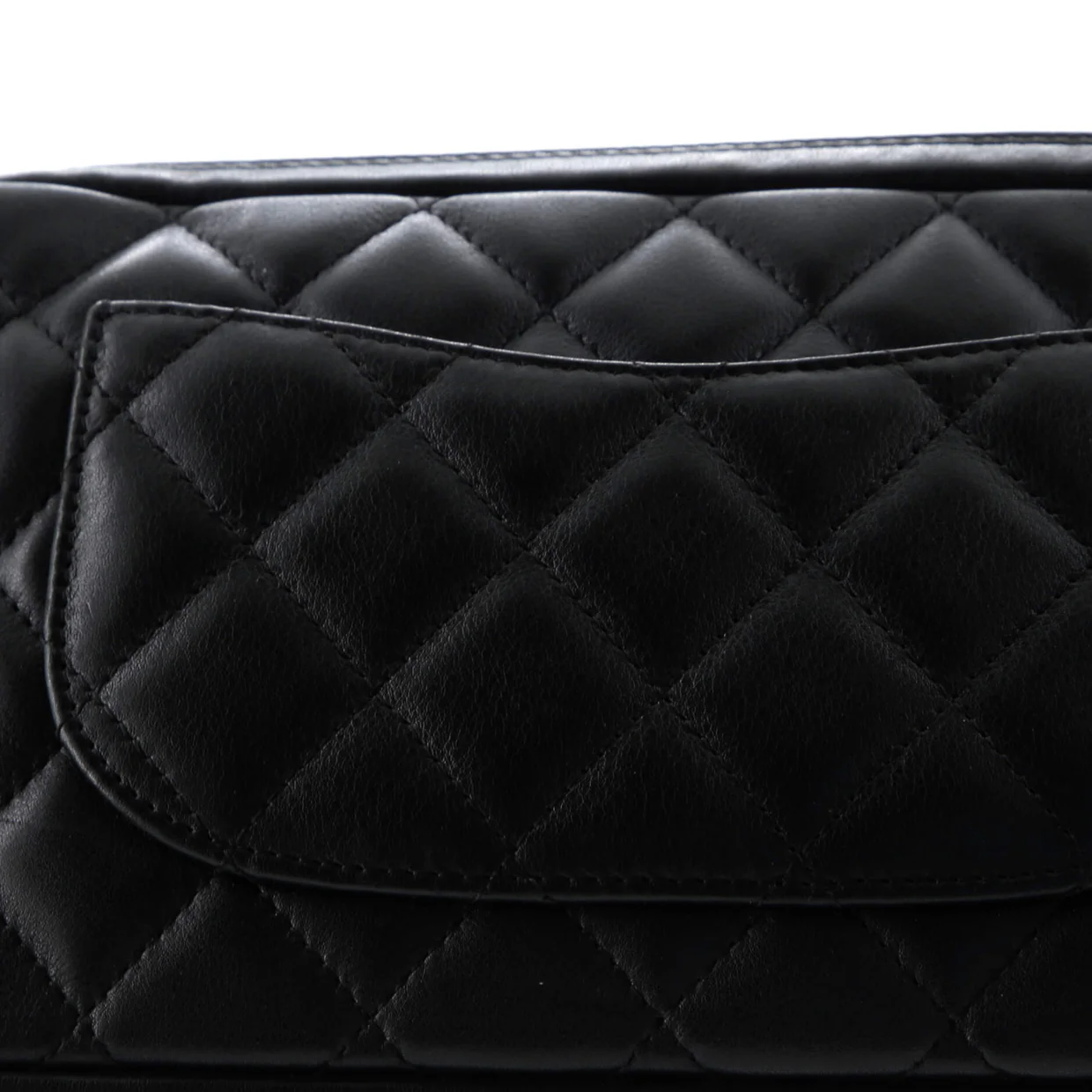 Cambon Pochette Quilted Leather - Deep Luxury