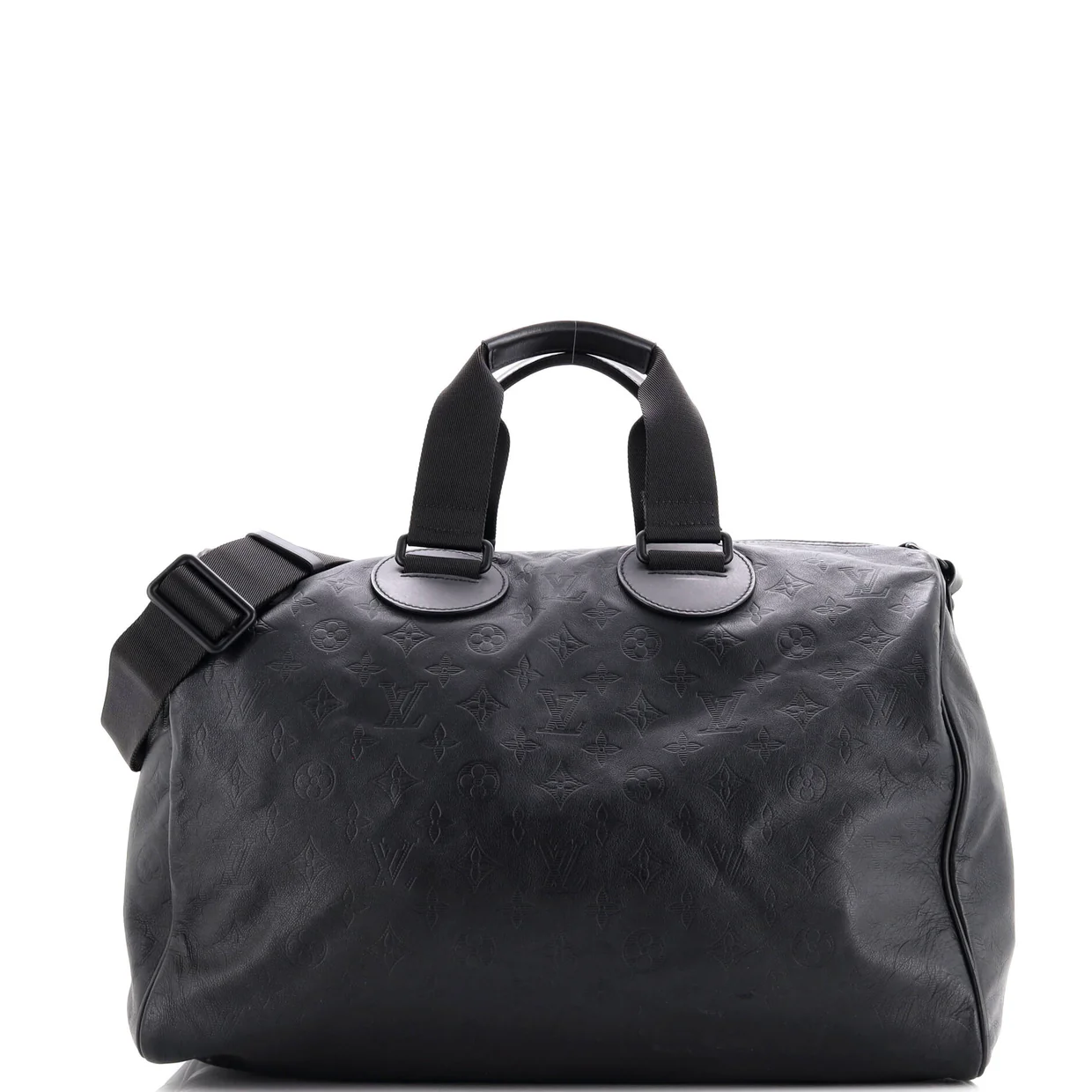 Speedy Bandouliere Bag Monogram Shadow Leather 40 - Deep Luxury