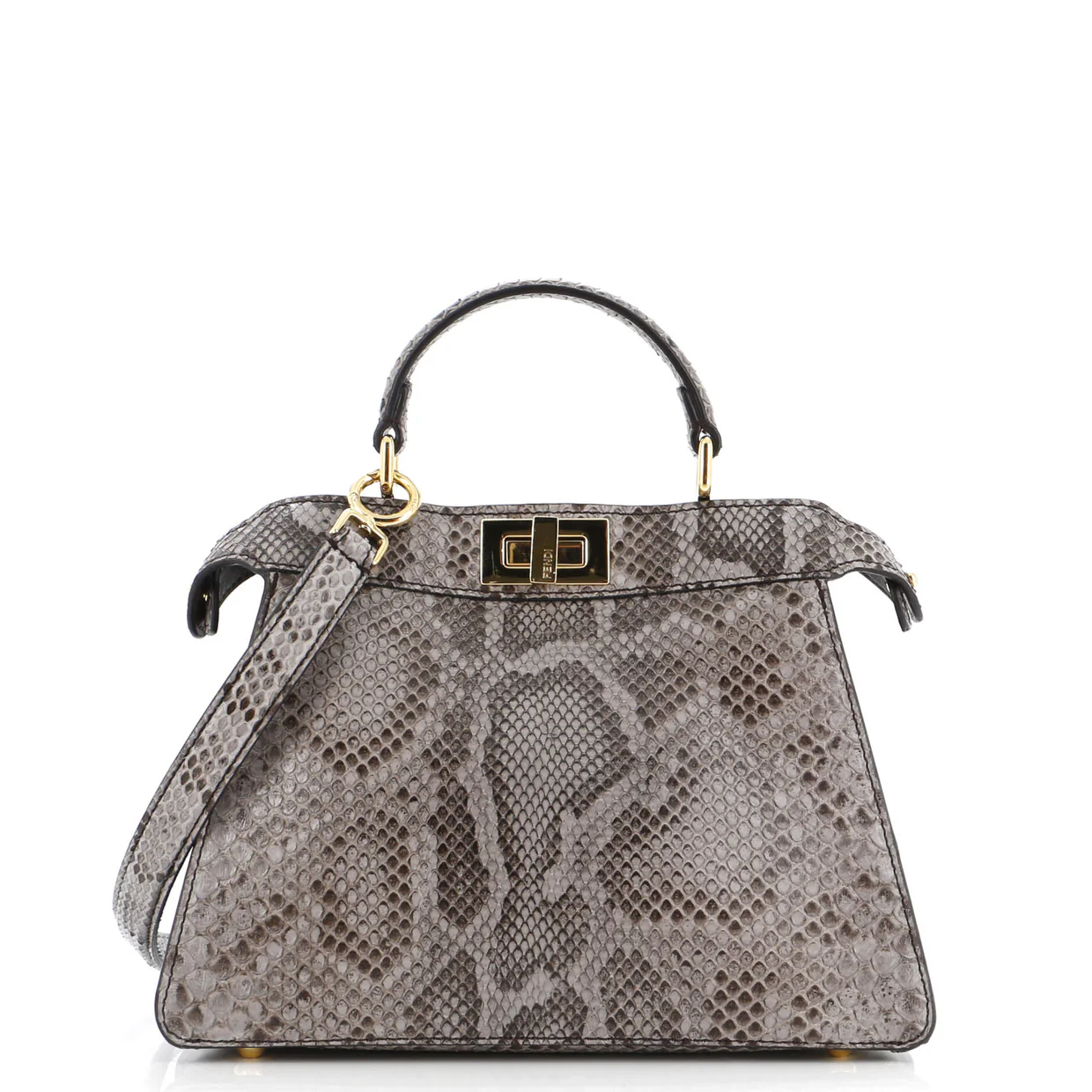 Peekaboo ISeeU Bag Python Small - Deep Luxury
