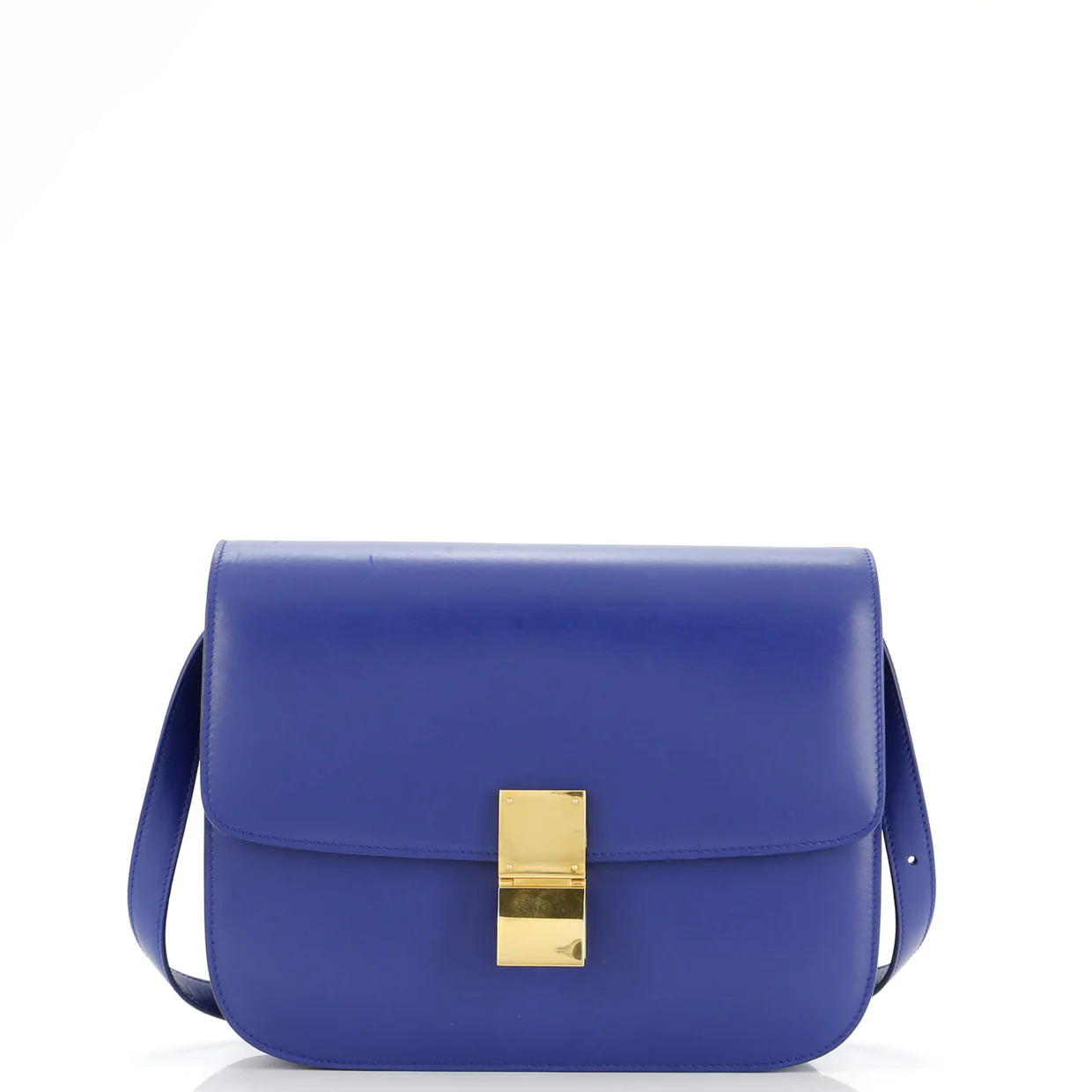 Classic Box Bag Smooth Leather Medium - Deep Luxury
