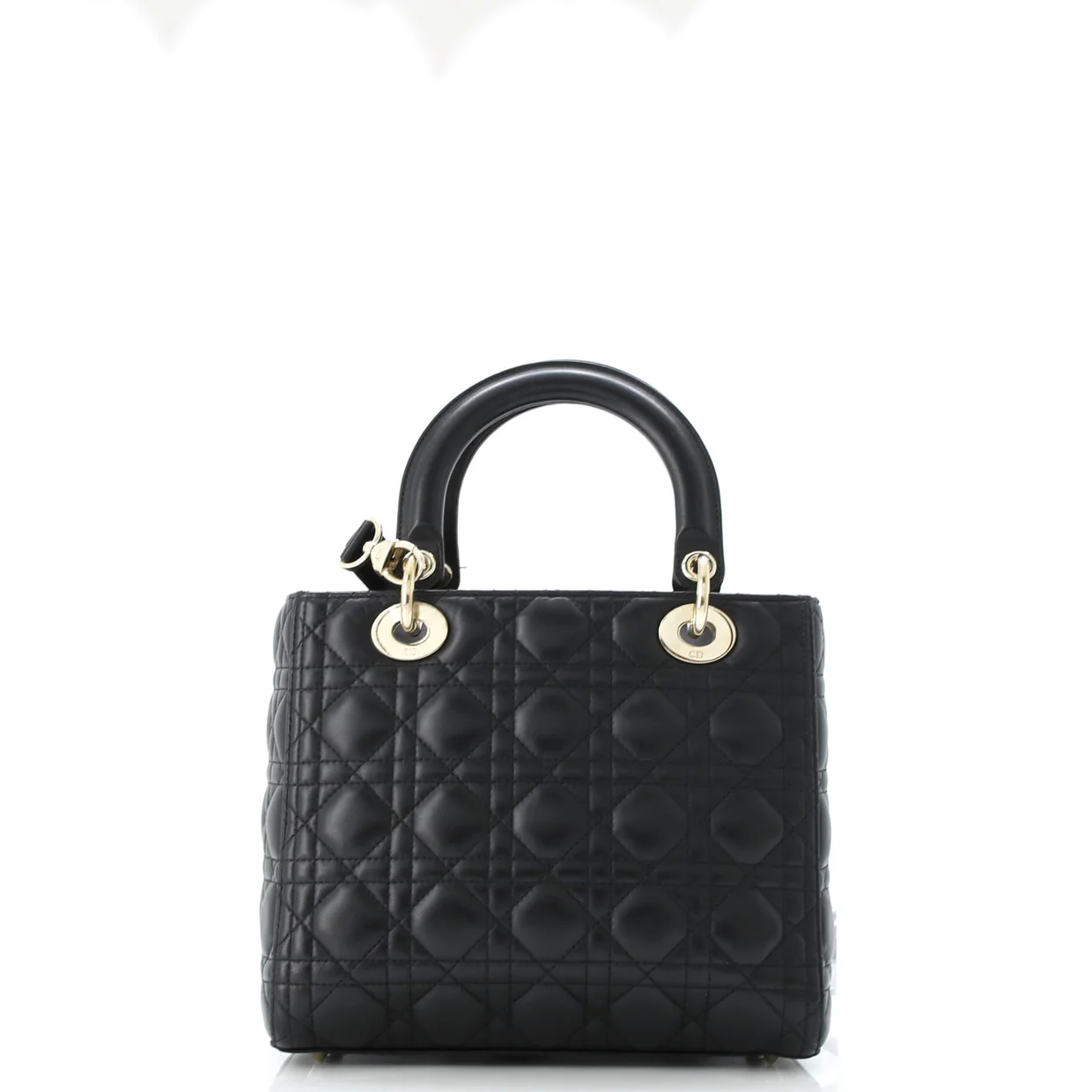Lady Dior NM Bag Cannage Quilt Lambskin Medium - Deep Luxury