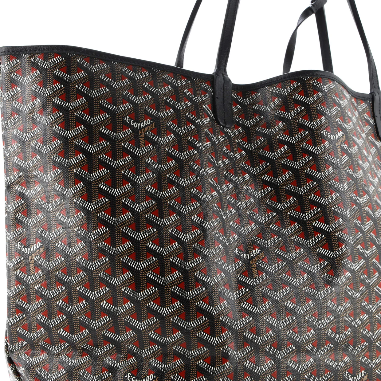 Saint Louis Tote Claire Voie Coated Canvas GM - Deep Luxury