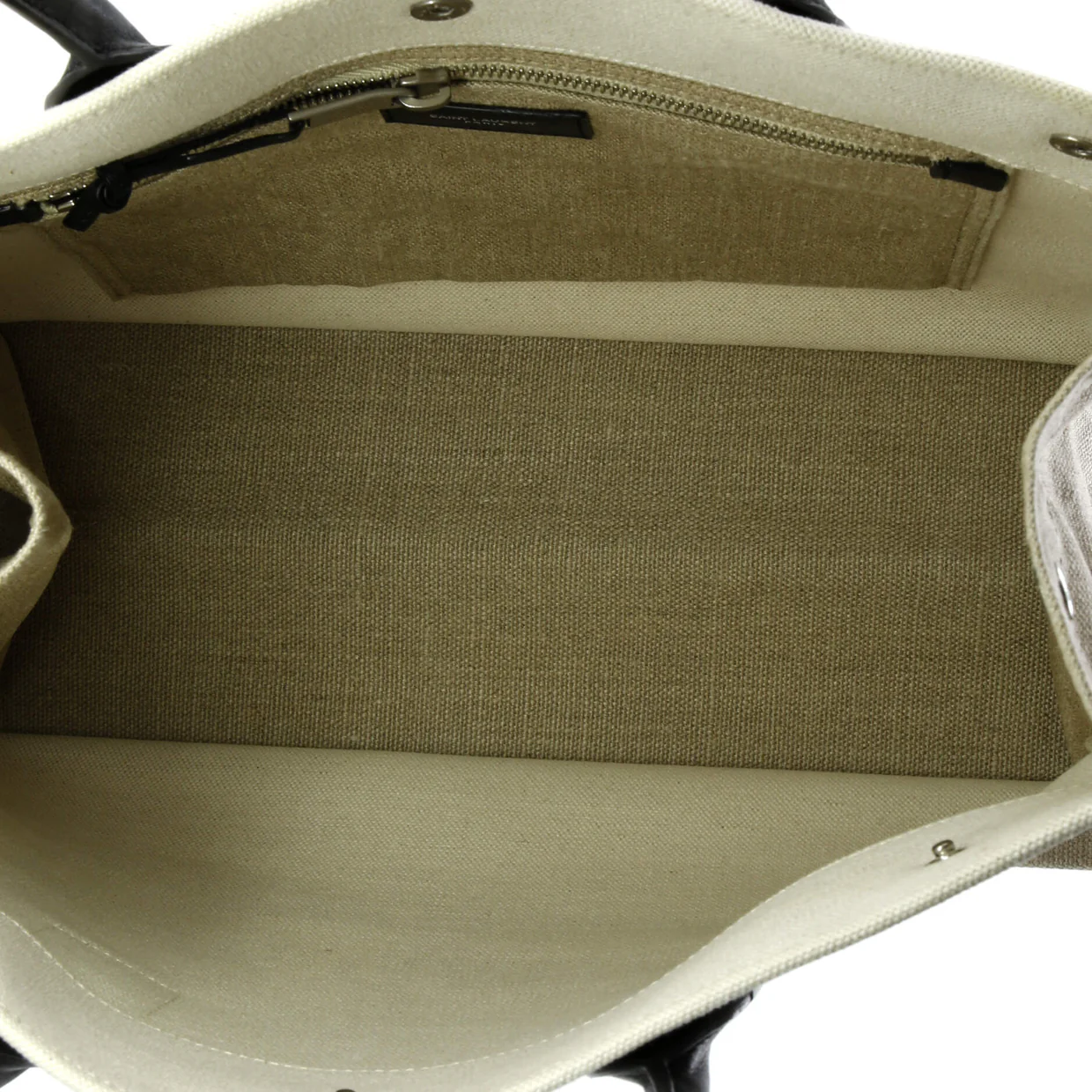 Rive Gauche Shopper Tote Canvas Small - Deep Luxury