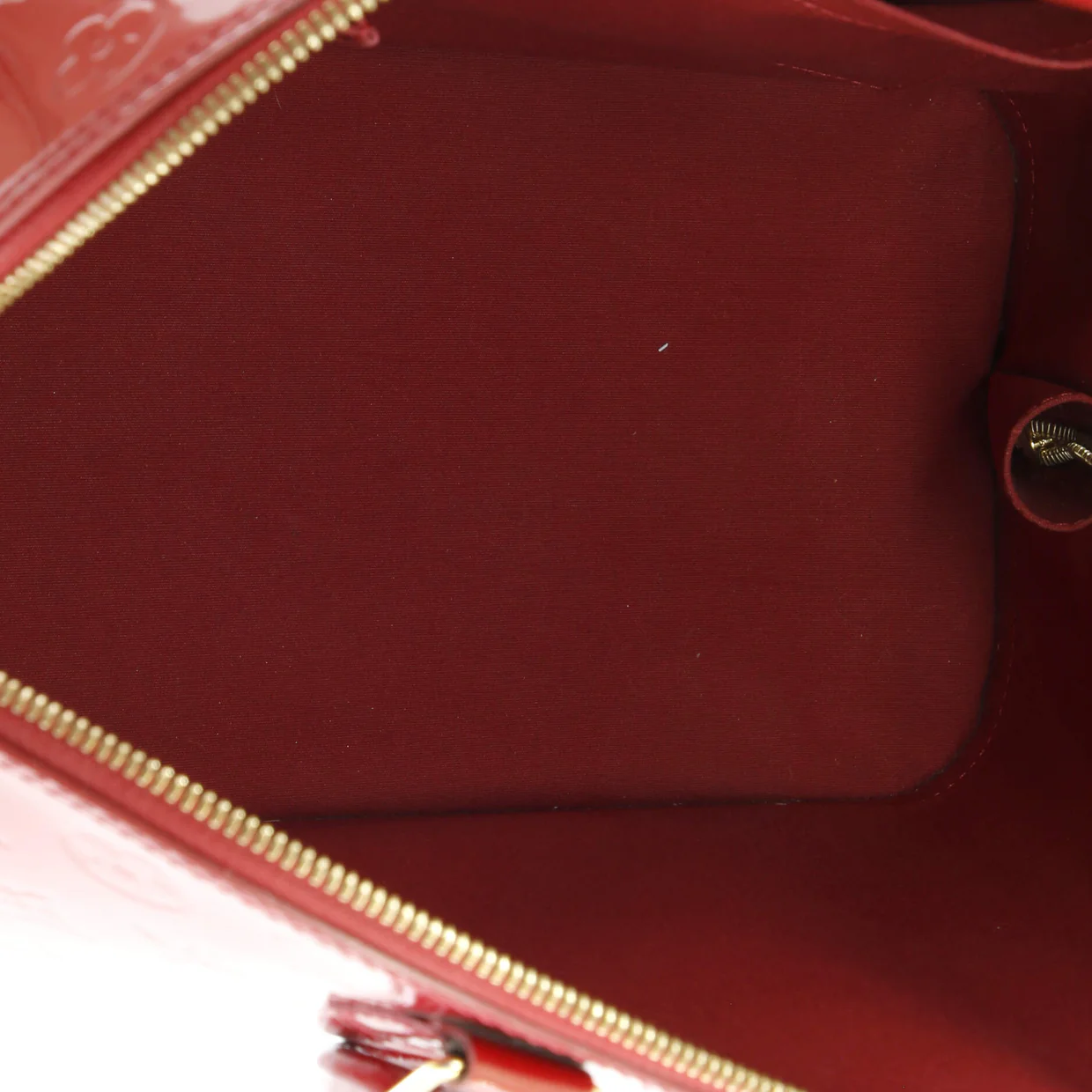 Alma Handbag Monogram Vernis GM - Deep Luxury