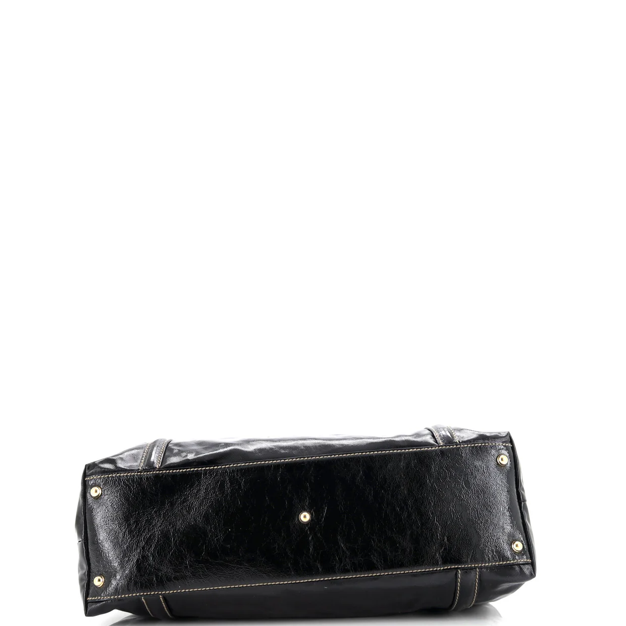 Britt Web Tote Dialux Coated Canvas Medium - Deep Luxury