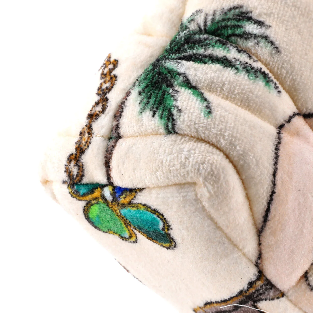 Loulou Puffer Shoulder Bag Quilted Printed Terry Cloth Small - Deep Luxury