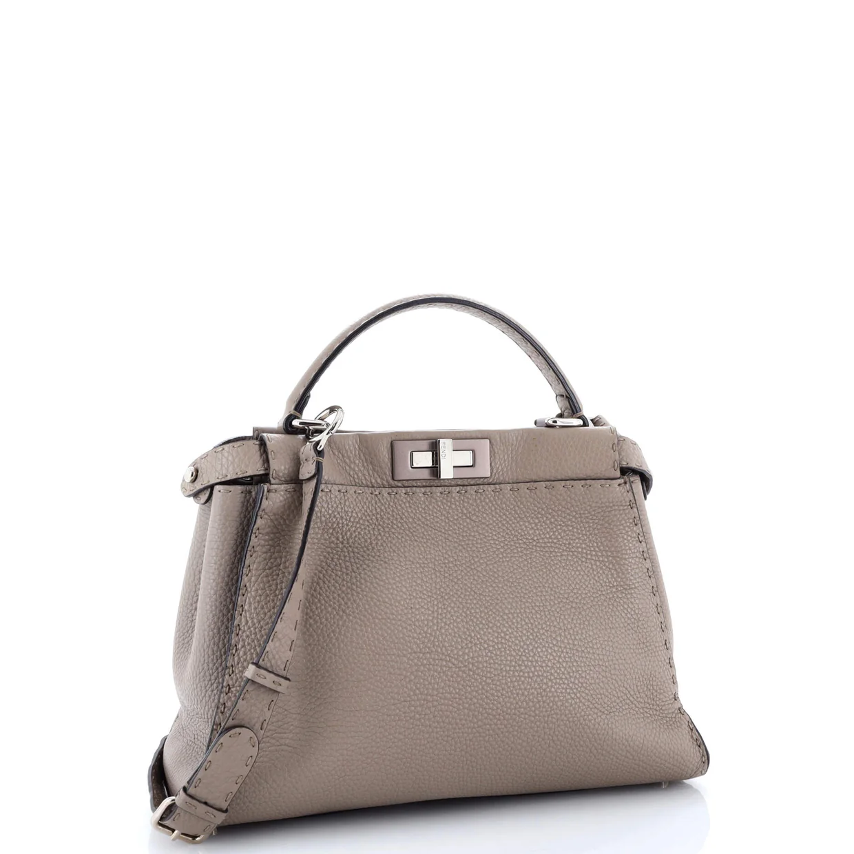 Selleria Peekaboo Bag Rigid Leather Regular - Deep Luxury
