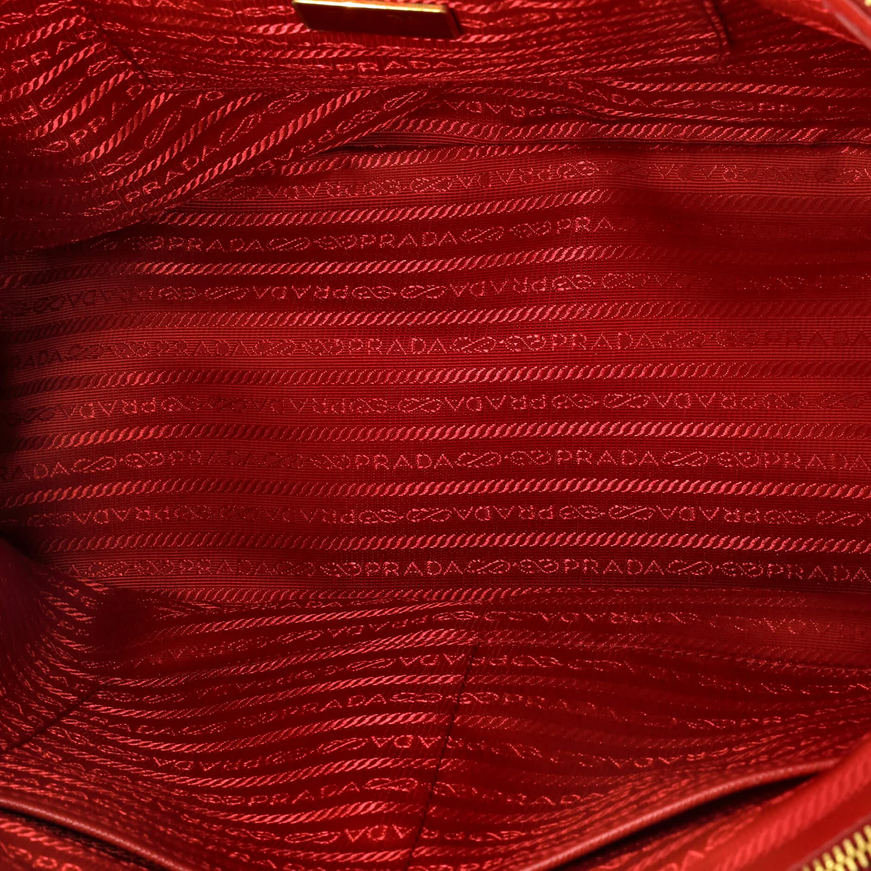 Double Zip Lux Tote Saffiano Leather Large - Deep Luxury