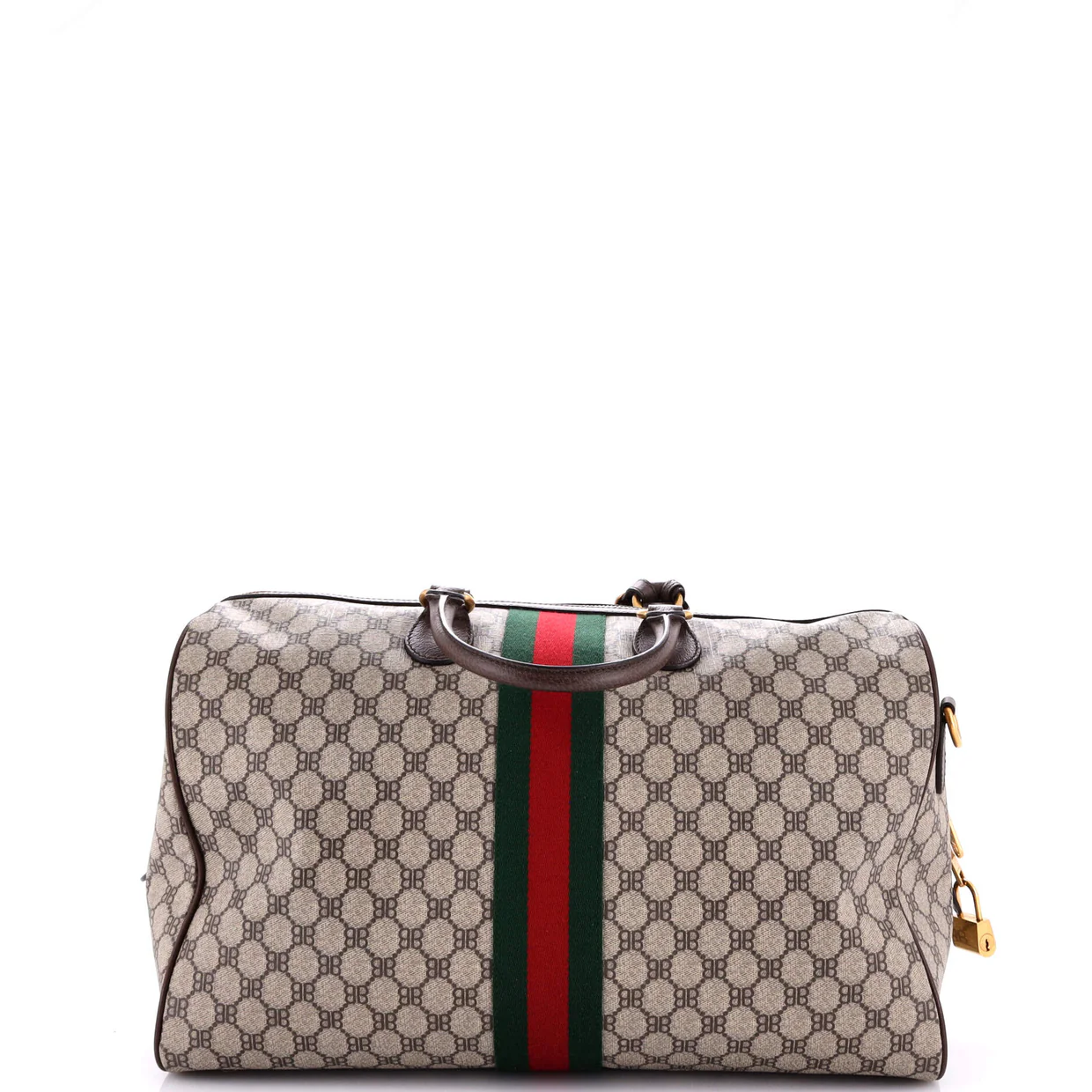 x Gucci The Hacker Project Duffle Bag Graffiti BB Coated Canvas Medium - Deep Luxury