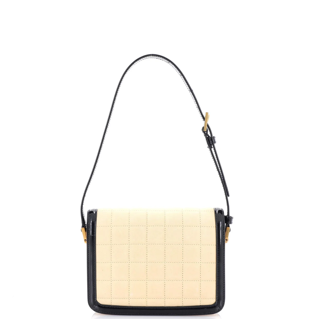 Solferino Bag Quilted Suede Small - Deep Luxury