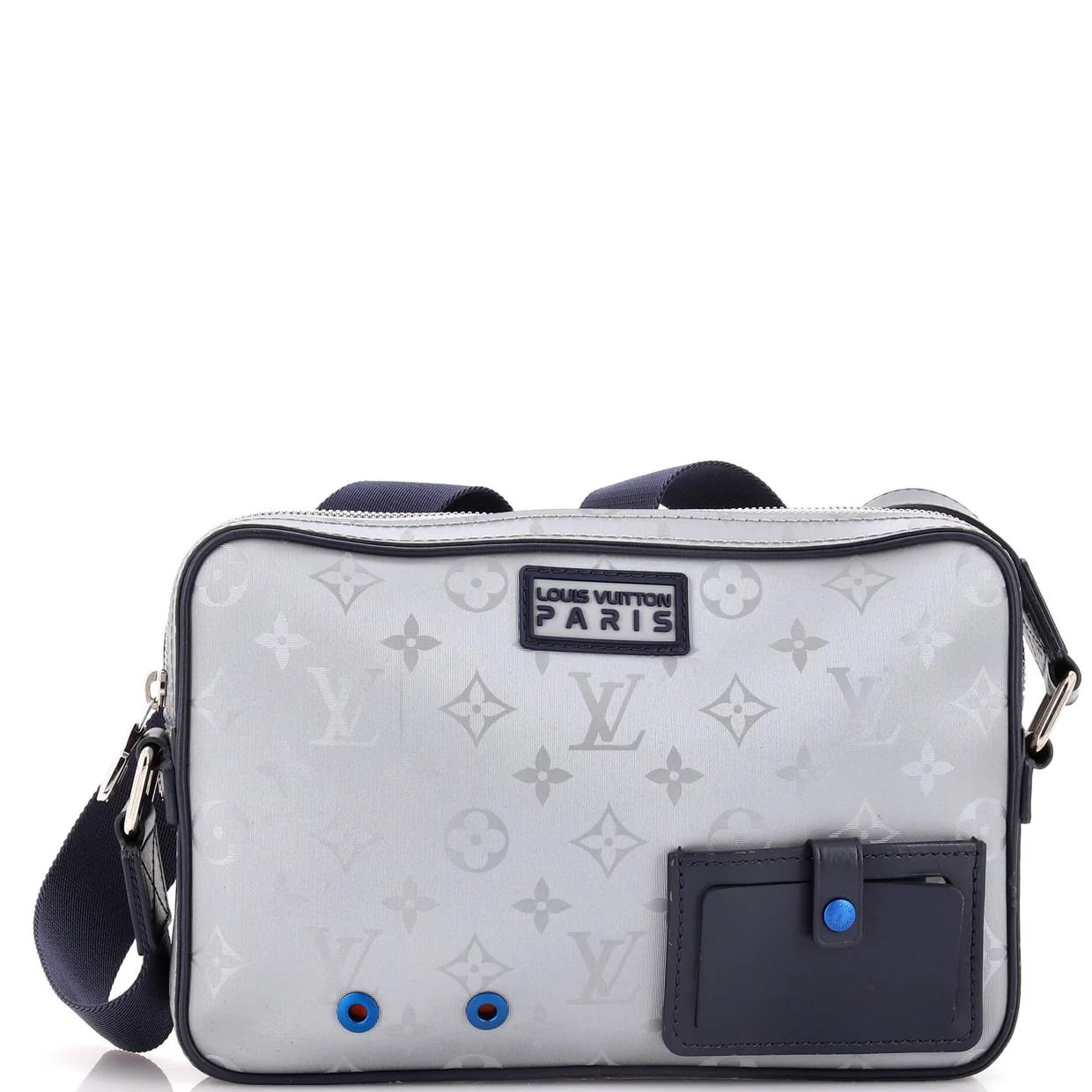 Alpha Messenger Bag Limited Edition Monogram Satellite Canvas - Deep Luxury