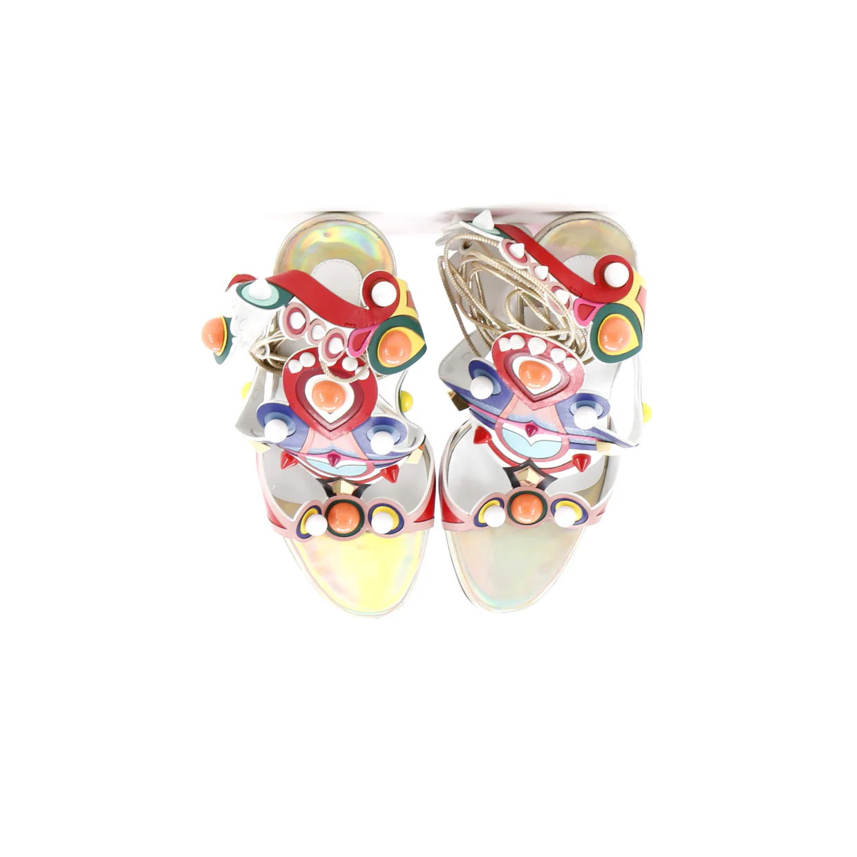Womens Papagaya Levita Wedge Sandals Leather - Deep Luxury