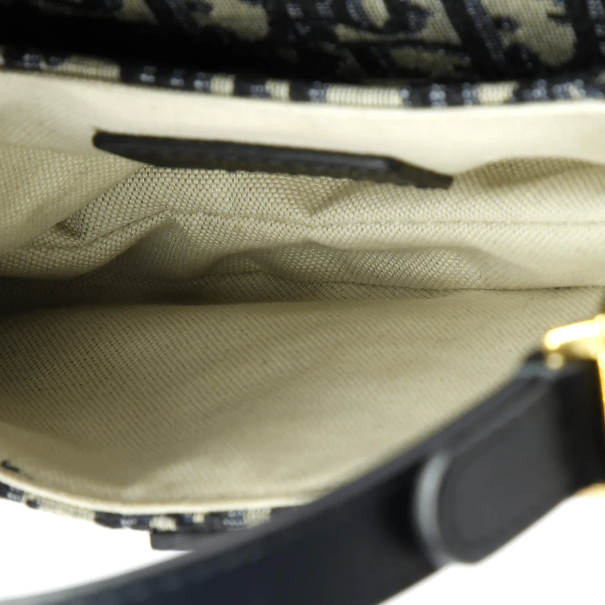 Saddle Handbag Oblique Canvas Mini - Deep Luxury