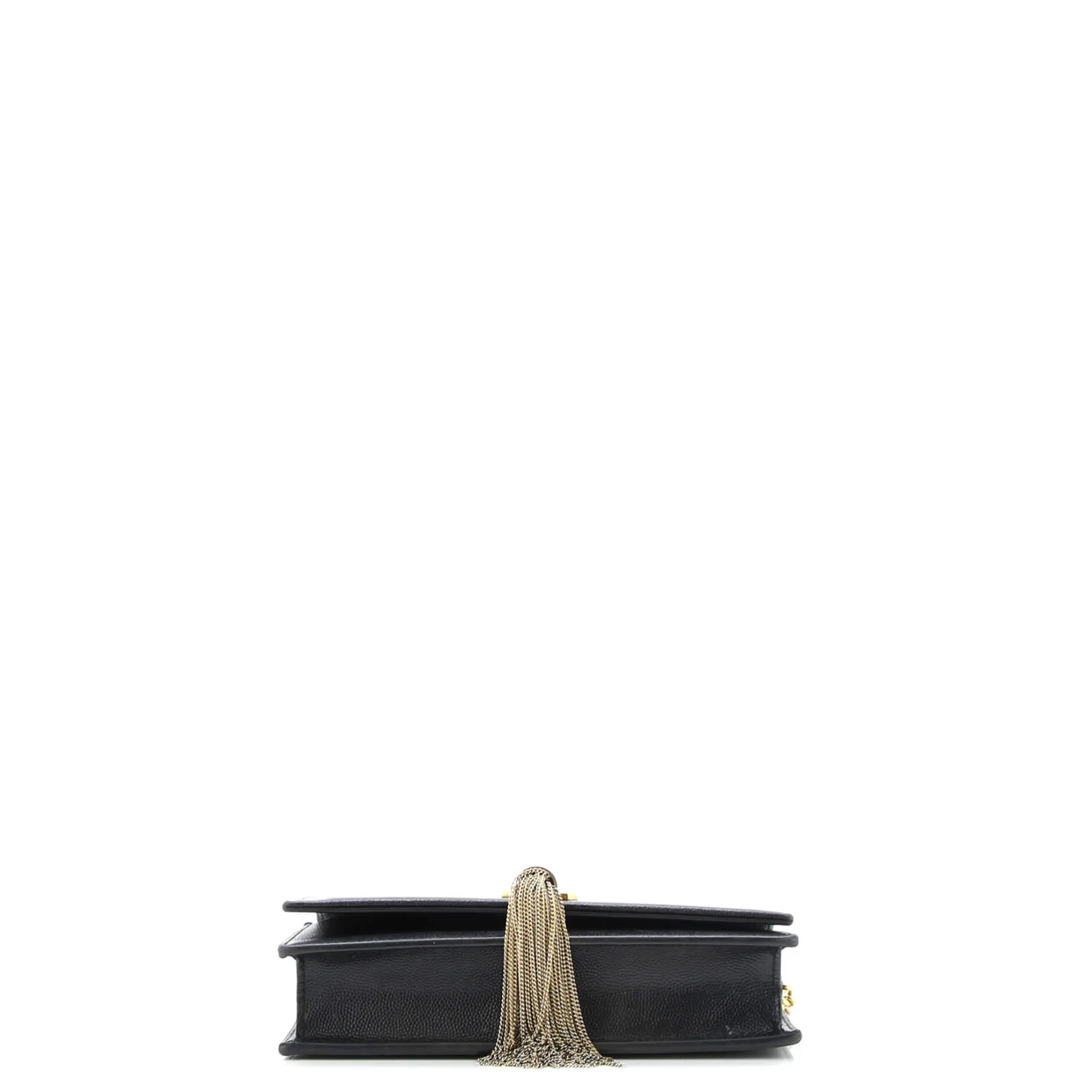 Classic Monogram Tassel Crossbody Bag Grainy Leather Small - Deep Luxury