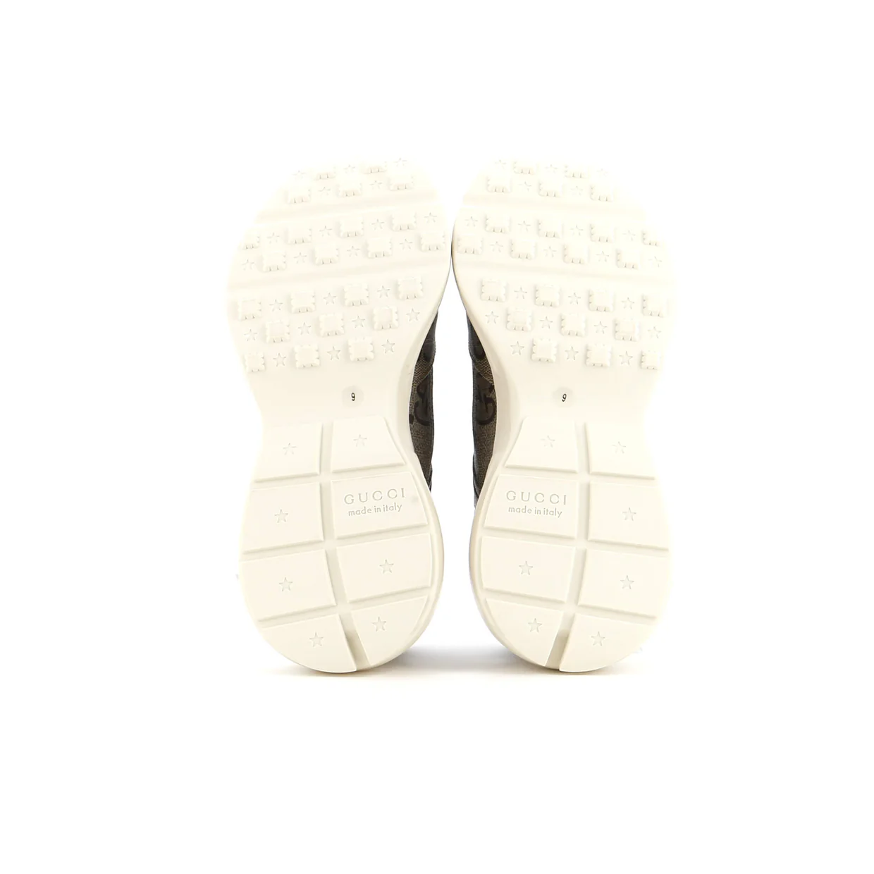 Rhyton Sneakers Jumbo GG Coated Canvas - Deep Luxury