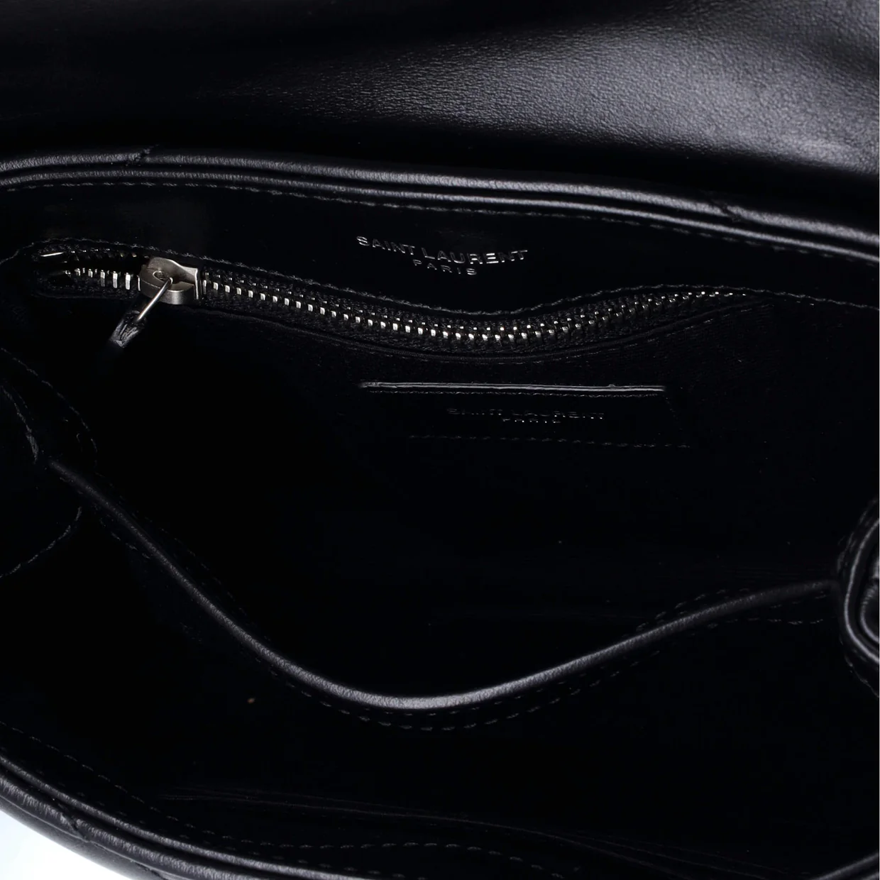 Loulou Shoulder Bag Matelasse Chevron Leather Toy - Deep Luxury