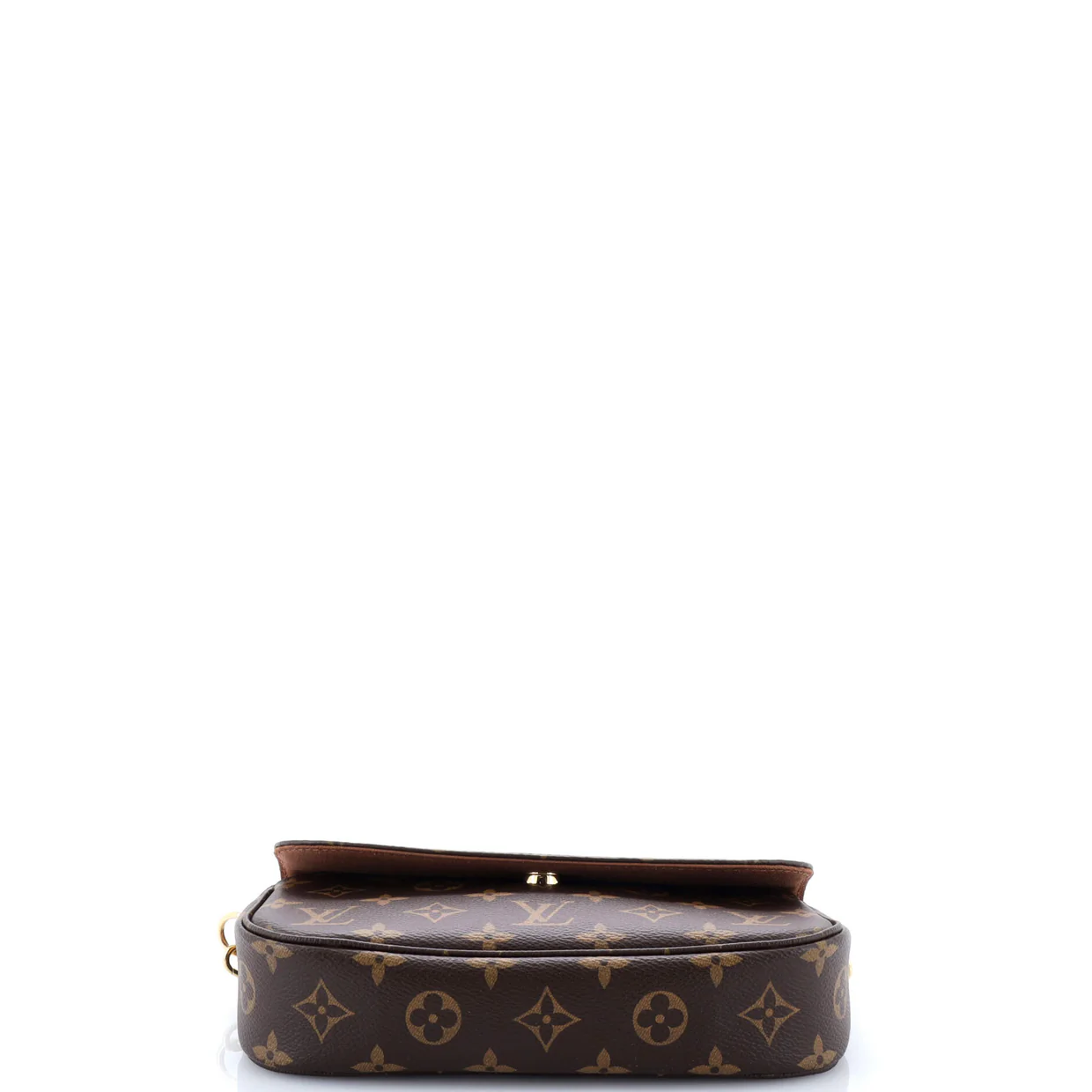 Ivy Wallet on Chain Monogram Canvas - Deep Luxury
