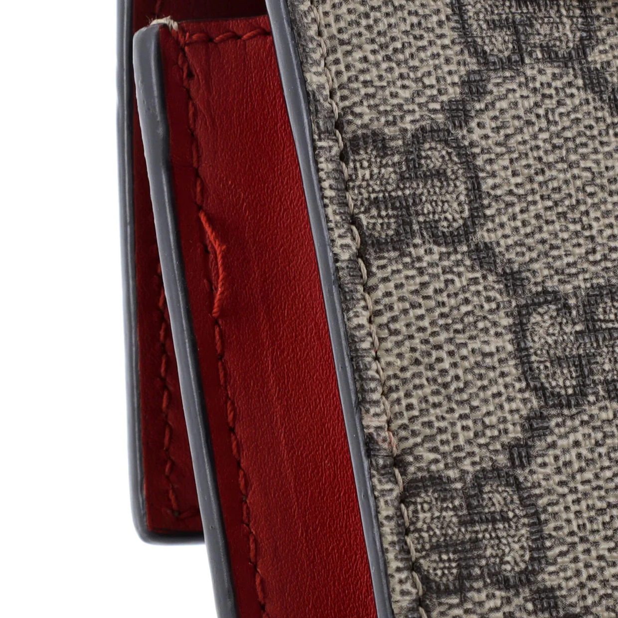 Cherries Wallet on Chain GG Coated Canvas Mini - Deep Luxury