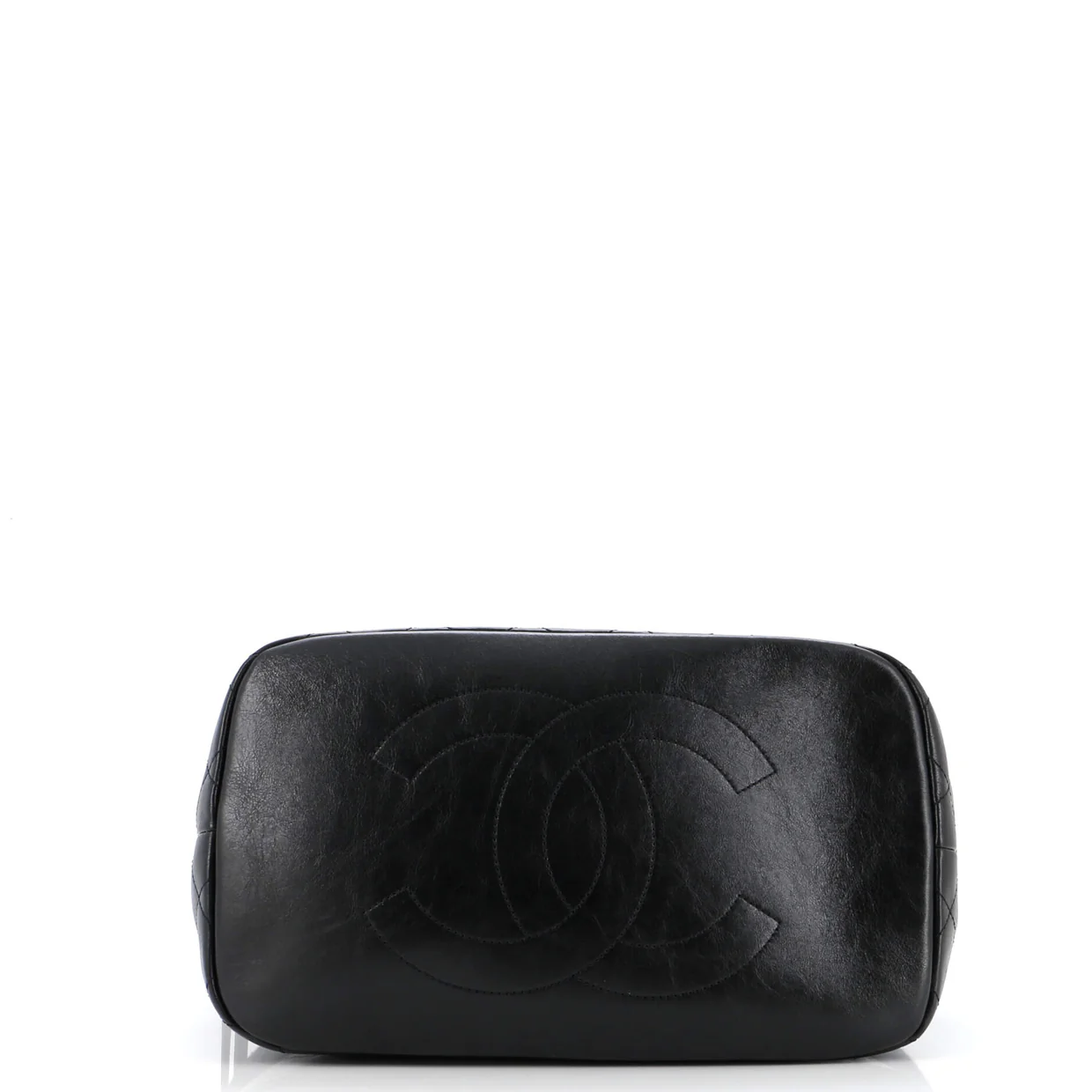 Paris-Hamburg Tote Embroidered Wool with Quilted Calfskin Large - Deep Luxury