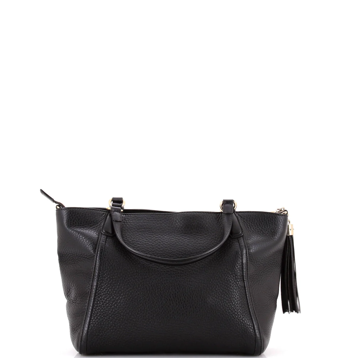 Soho Convertible Top Handle Bag Leather Small - Deep Luxury