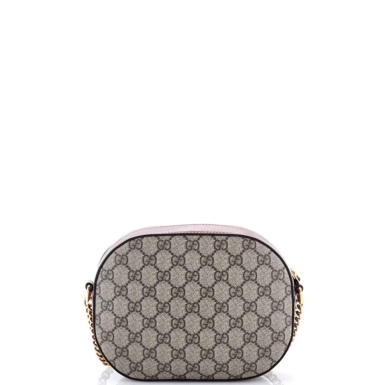 Chain Crossbody Bag GG Coated Canvas and Leather Mini - Deep Luxury