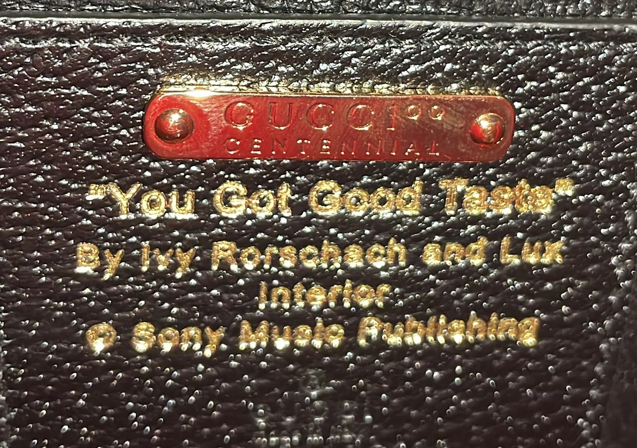 Aria 100th Anniversary Cut Out Handle Tote Embroidered Felt - Deep Luxury