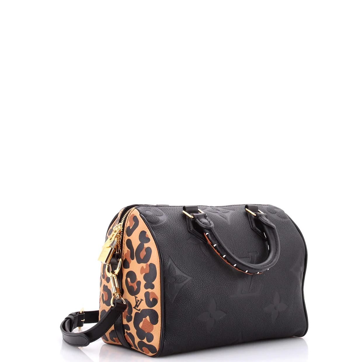 Speedy Bandouliere Bag Wild at Heart Monogram Empreinte Giant 25 - Deep Luxury