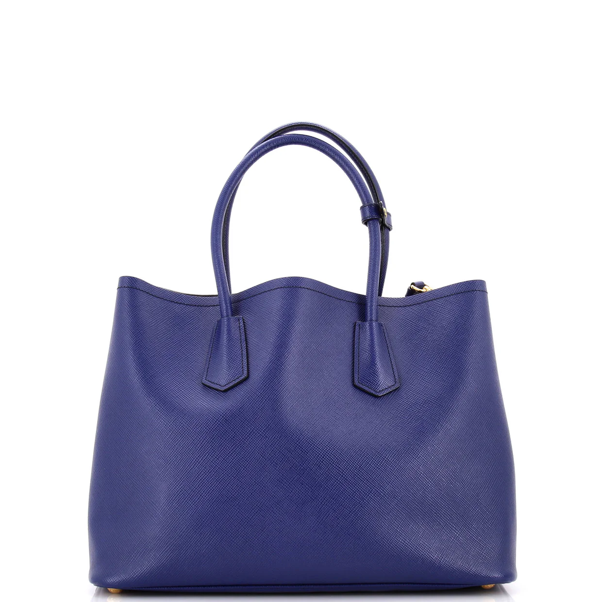 Cuir Double Tote Saffiano Leather Large - Deep Luxury