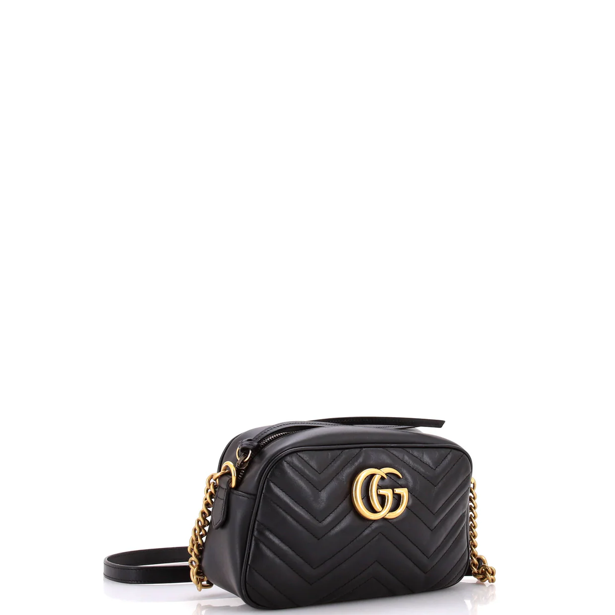 GG Marmont Shoulder Bag Matelasse Leather Small - Deep Luxury