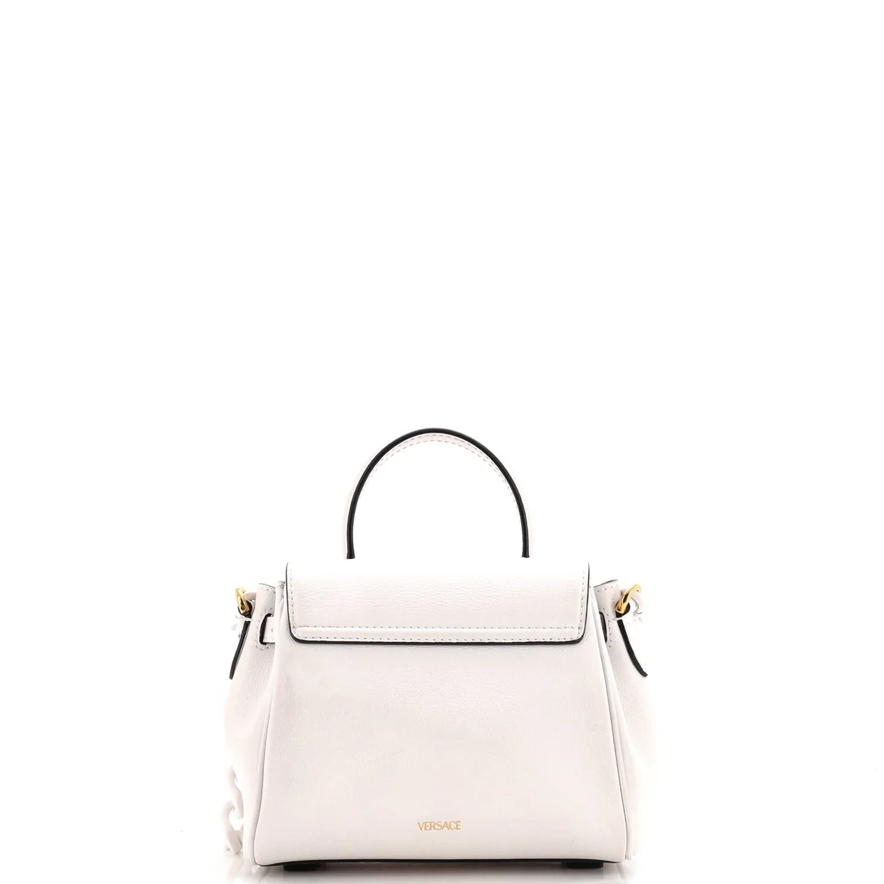 La Medusa Top Handle Bag Leather Small - Deep Luxury