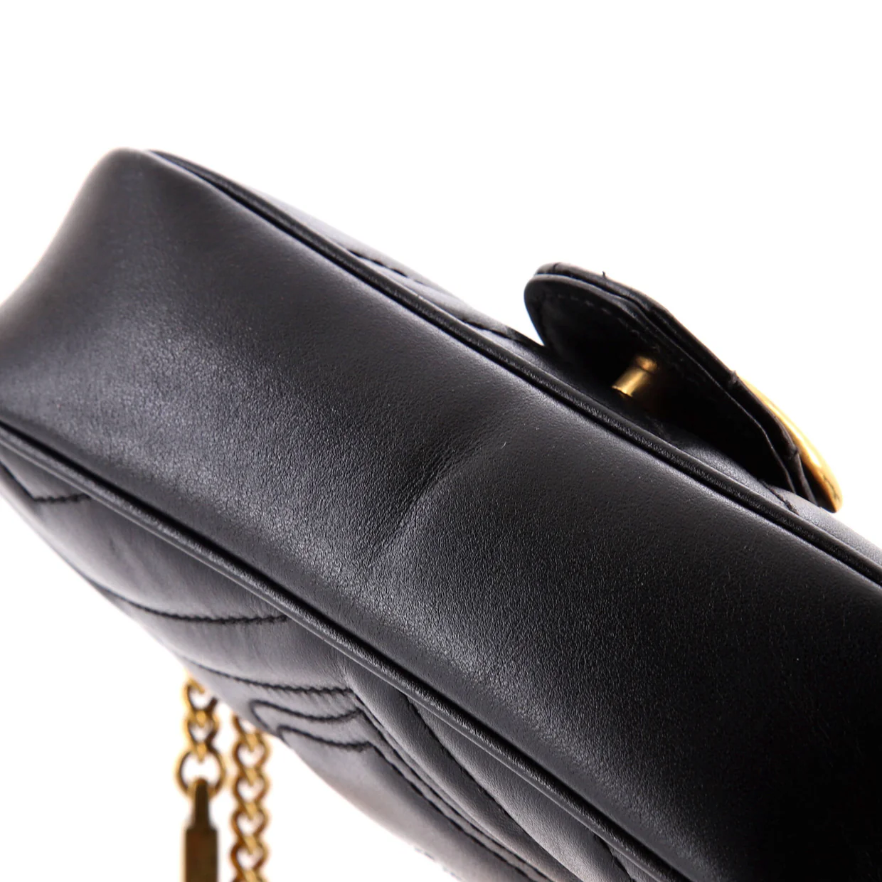 GG Marmont Flap Bag Matelasse Leather Super Mini - Deep Luxury