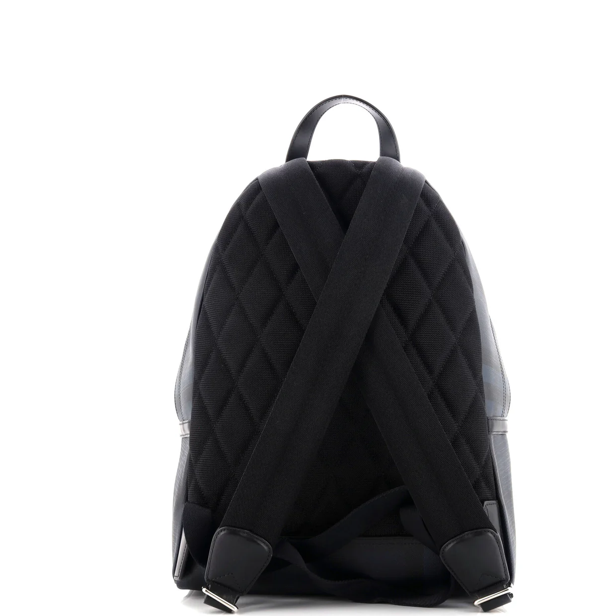 Abbeydale Backpack London Check Coated Canvas Medium - Deep Luxury
