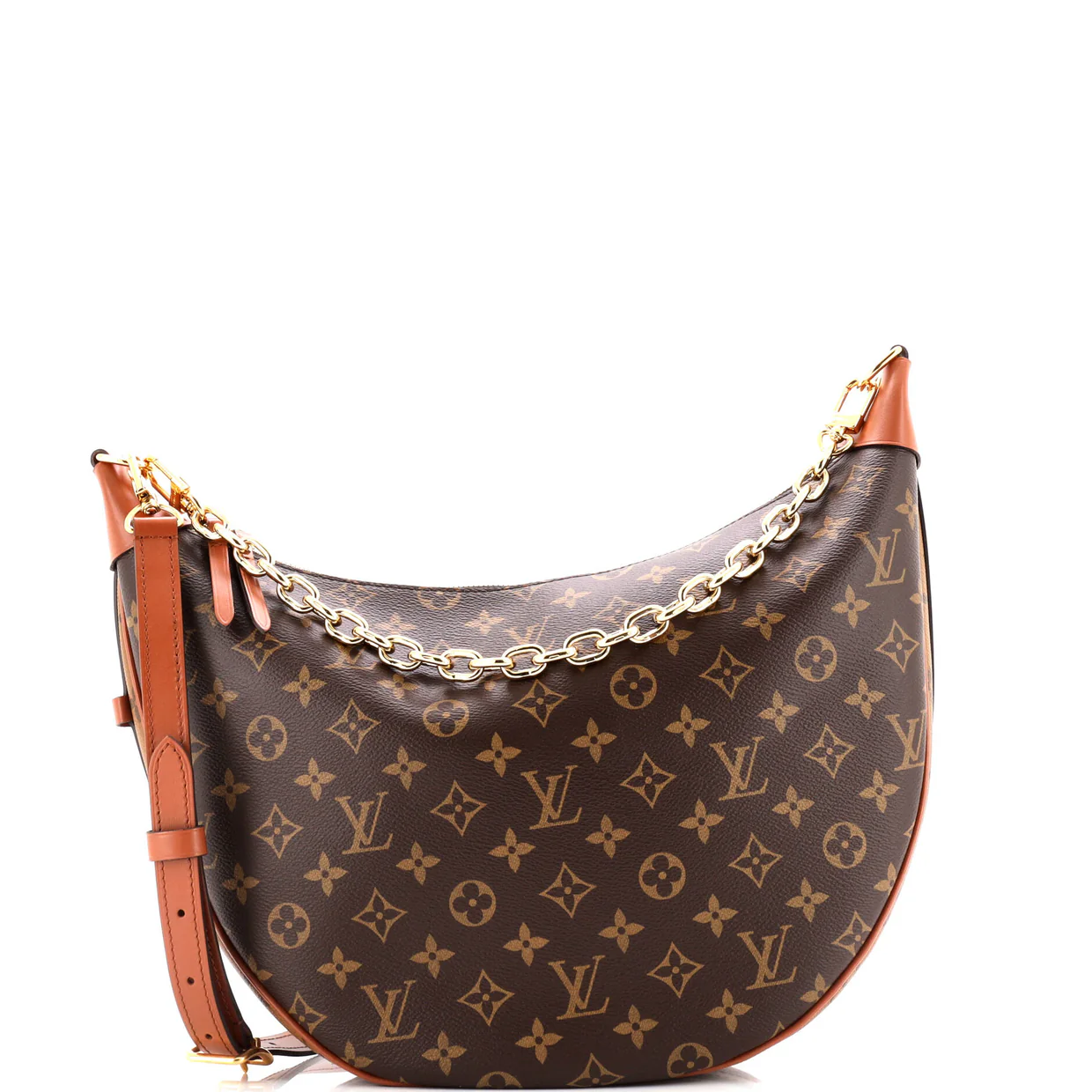 Loop Hobo Reverse Monogram Canvas - Deep Luxury