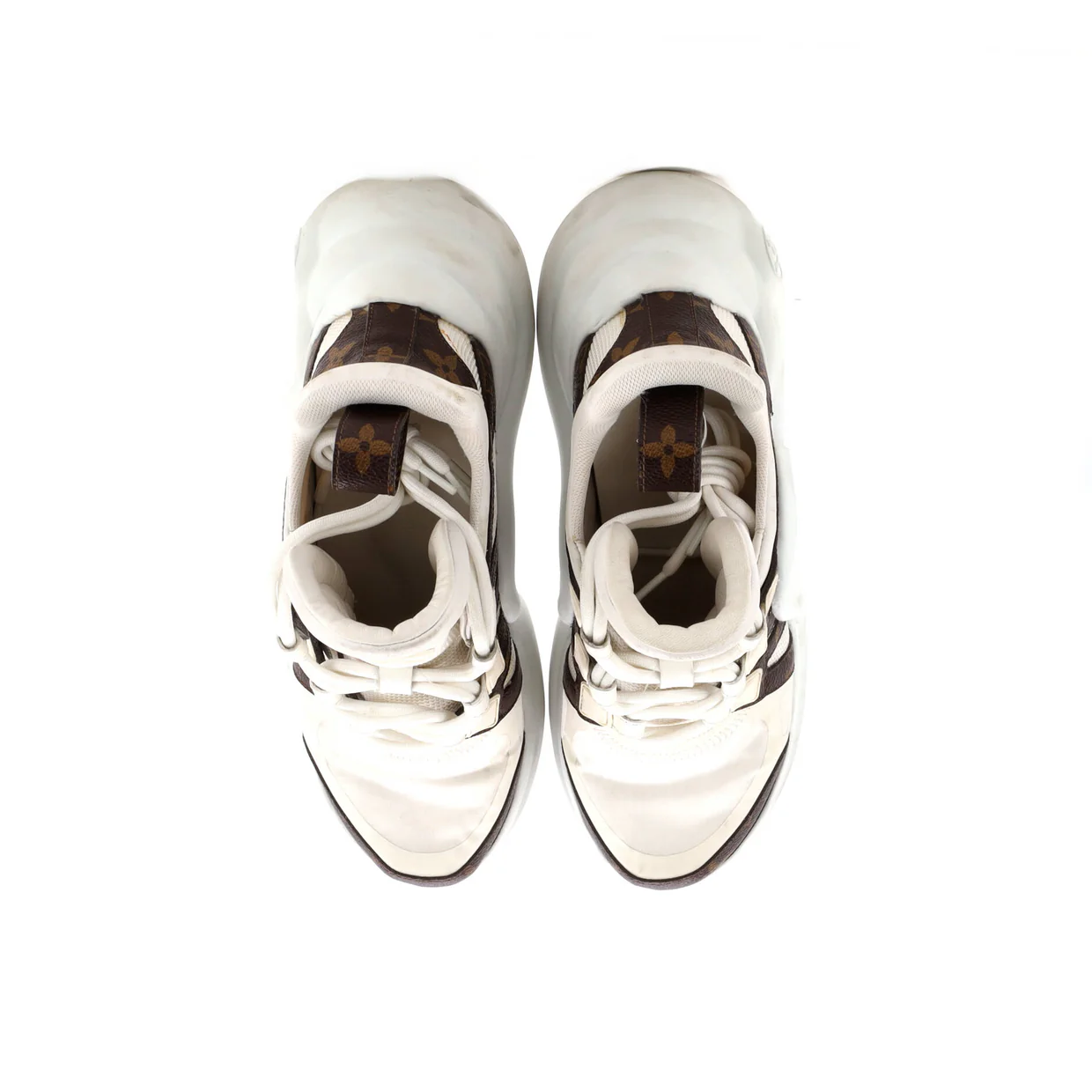 Women's LV Archlight Sneakers Mesh and Monogram Coated Canvas - Deep Luxury