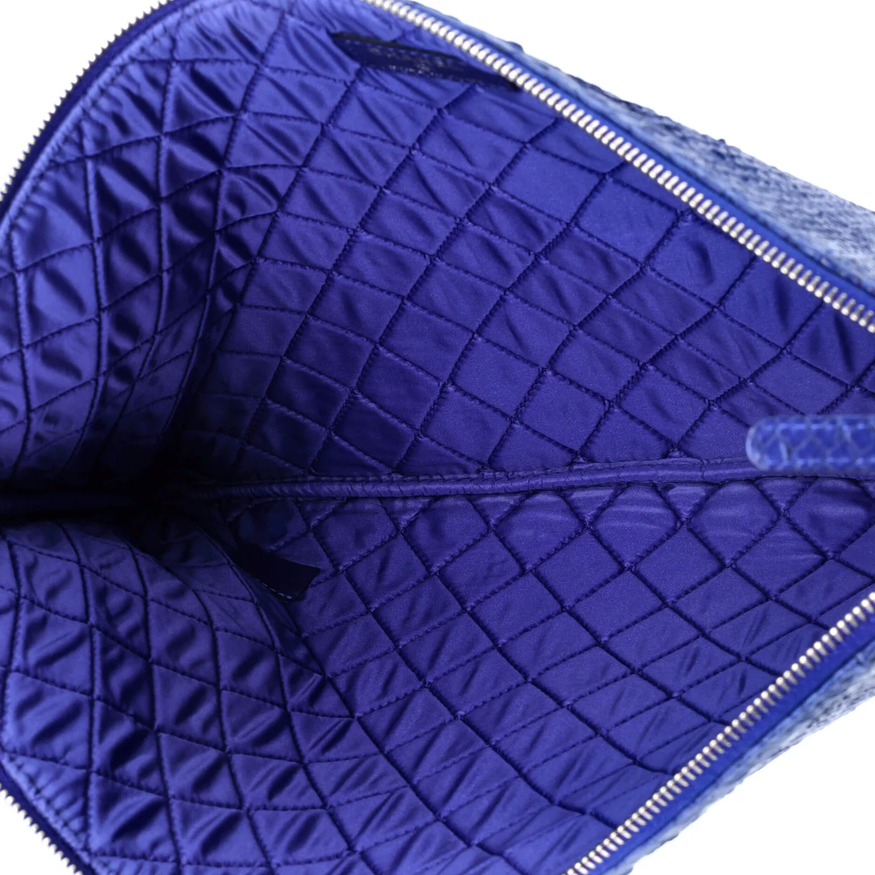 O Case Clutch Python Large - Deep Luxury