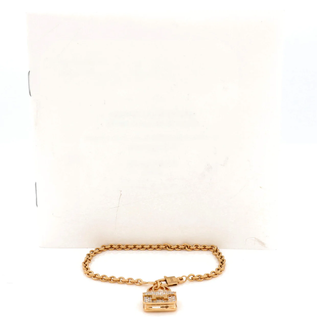 Amulettes Constance Bracelet 18K Rose Gold with Diamonds - Deep Luxury