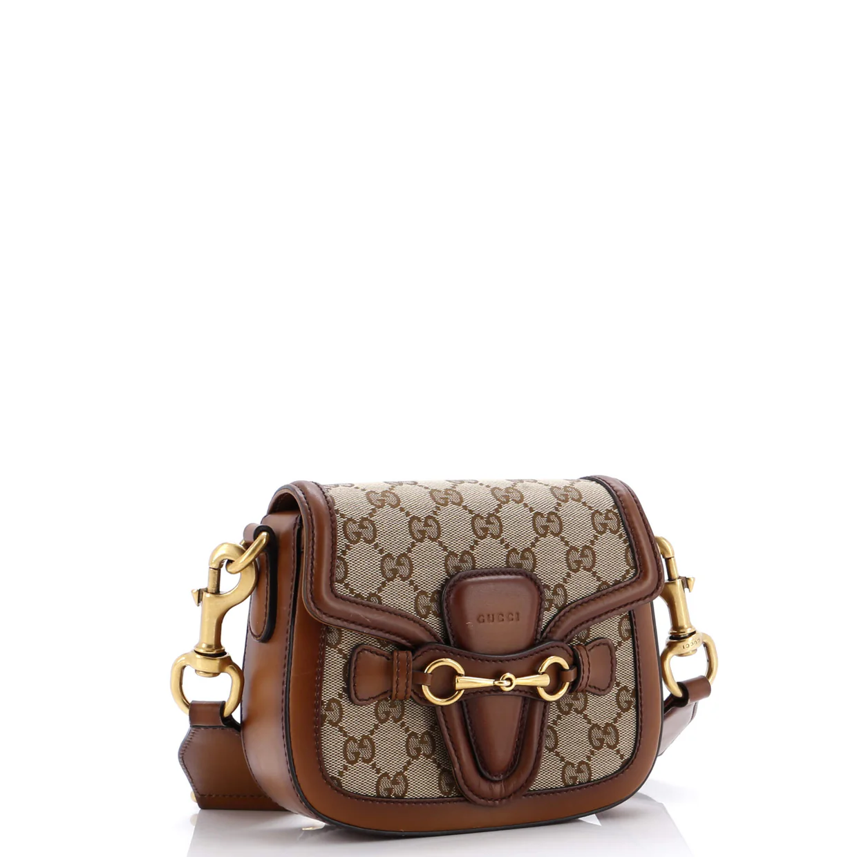 Lady Web Shoulder Bag GG Canvas Small - Deep Luxury