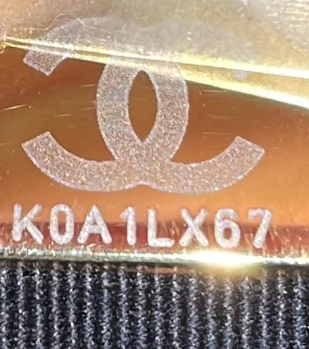 CC Top Handle Zip Around Vanity Case with Chain Quilted Caviar Small - Deep Luxury