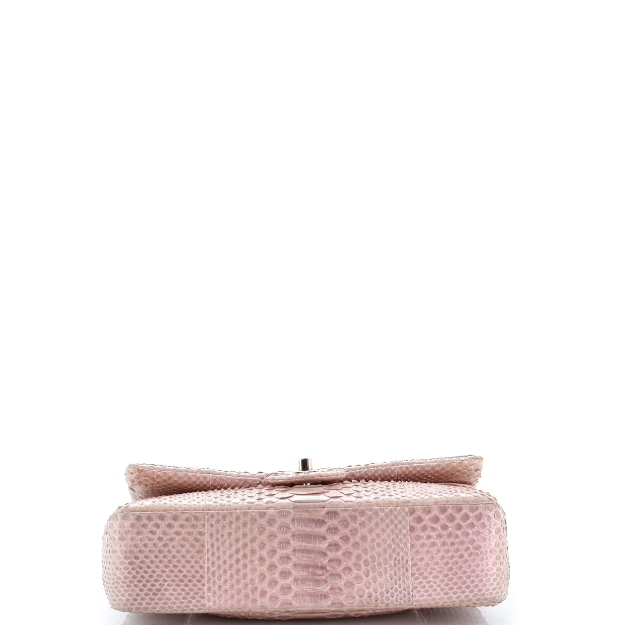 Classic Double Flap Bag Iridescent Python Medium - Deep Luxury