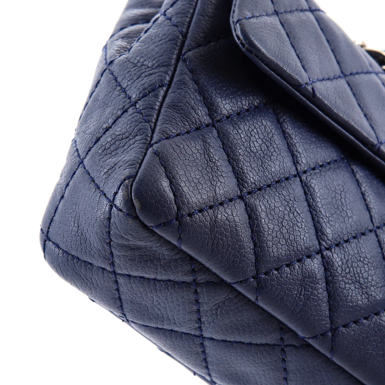 Classic Single Flap Bag Quilted Caviar East West - Deep Luxury