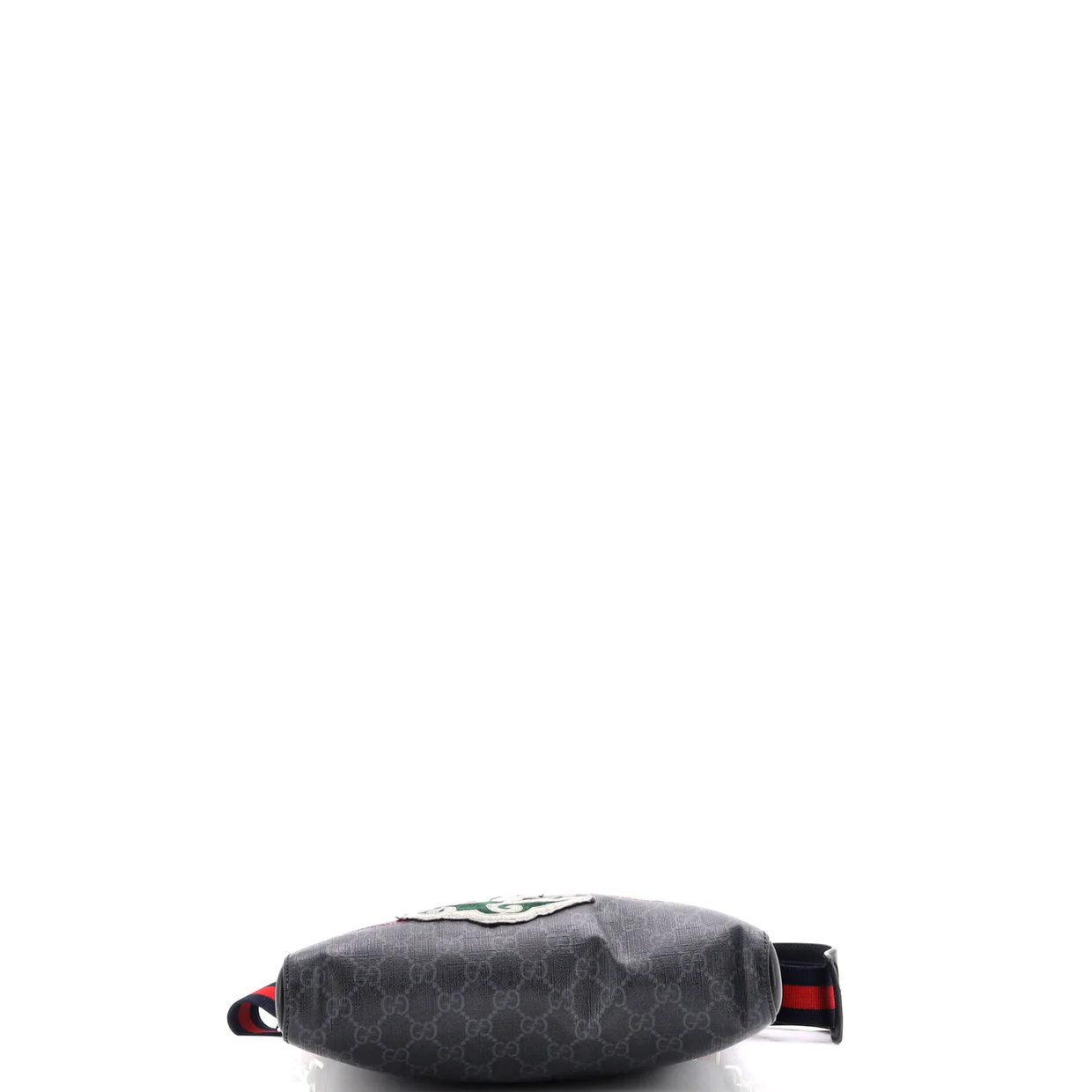 Night Courrier Zip Messenger GG Coated Canvas with Applique Small - Deep Luxury