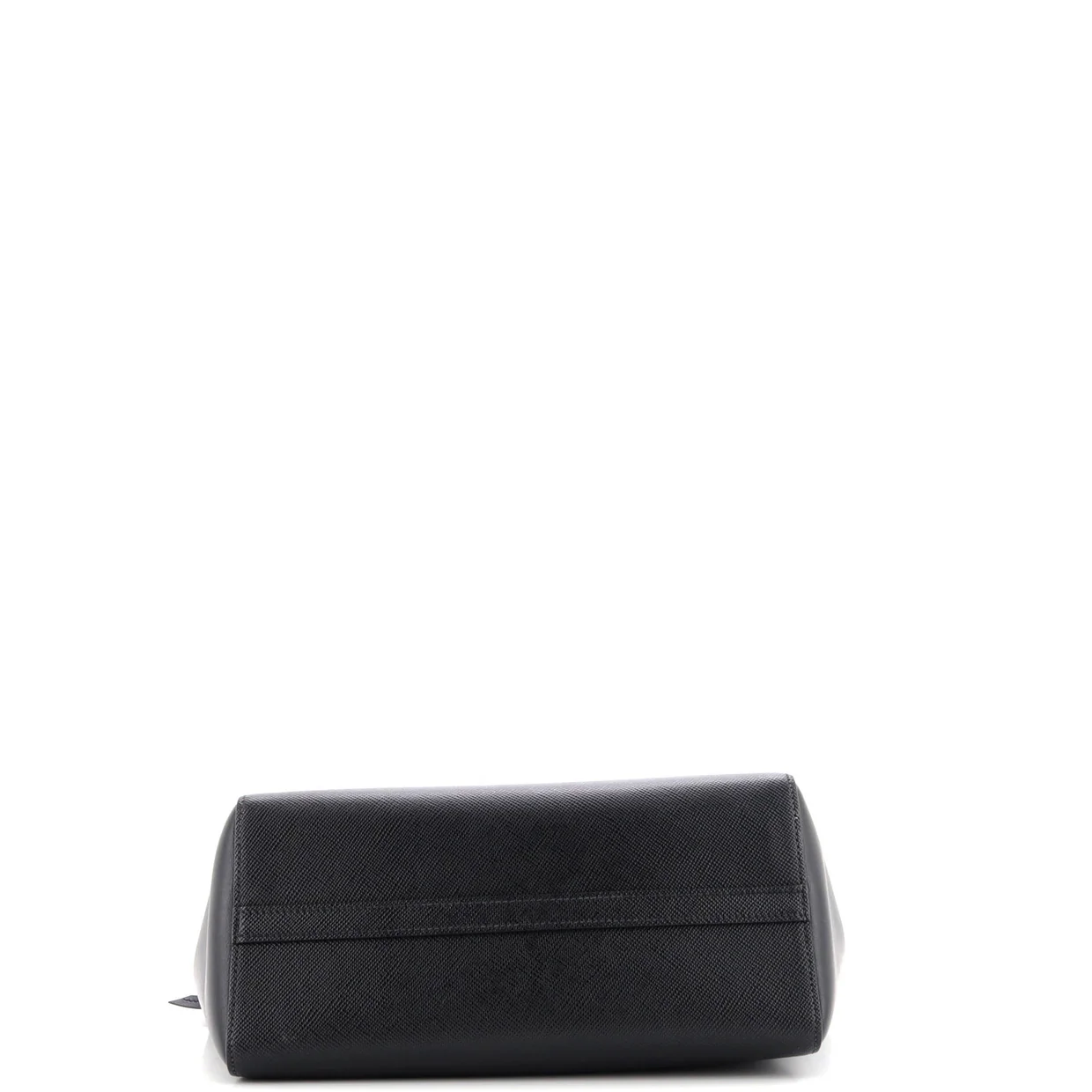 Monochrome Shopping Tote Saffiano with City Calf Small - Deep Luxury
