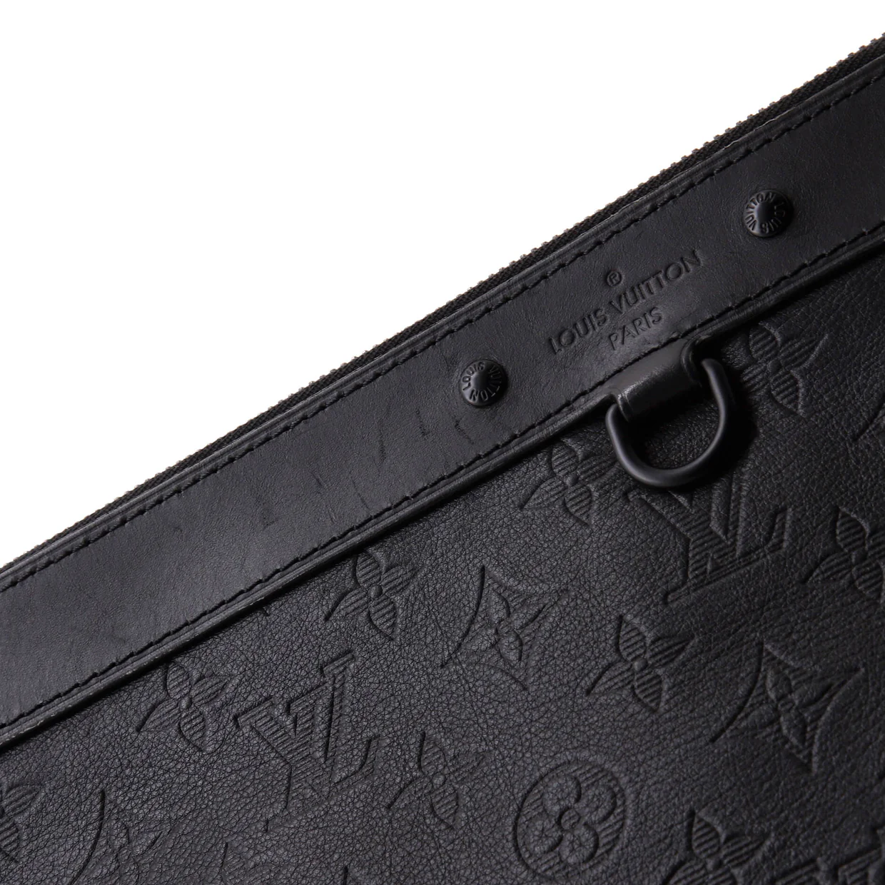 Discovery Pochette Monogram Shadow Leather GM - Deep Luxury