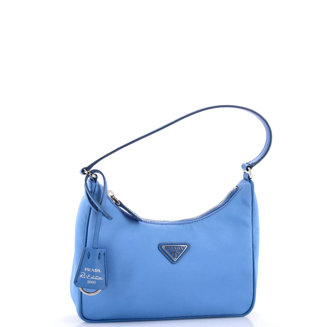 Re-Edition 2005 Hobo Tessuto with Saffiano Leather Mini - Deep Luxury