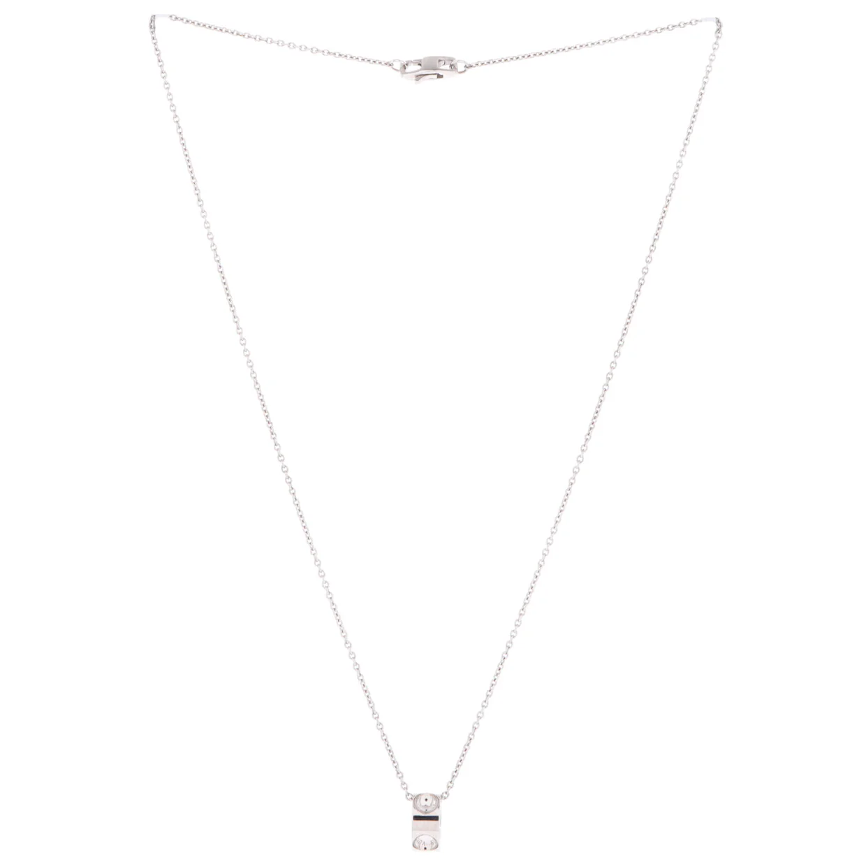 Empreinte Pendant Necklace 18K White Gold - Deep Luxury