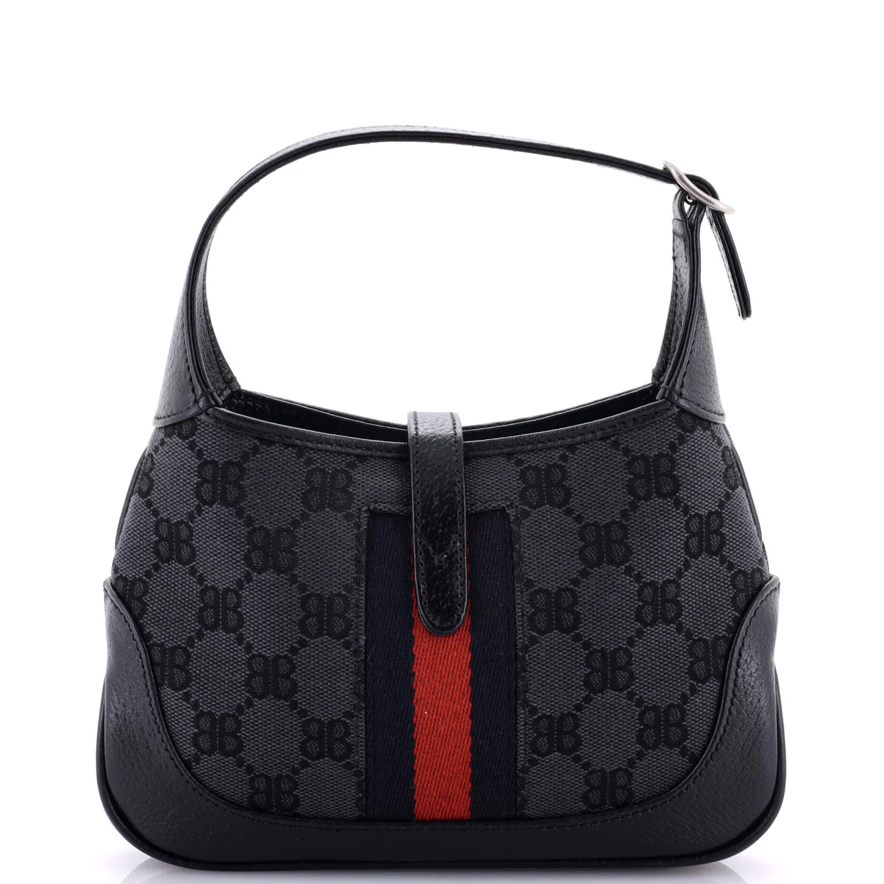x Gucci The Hacker Project Jackie 1961 Hobo BB Canvas Mini - Deep Luxury
