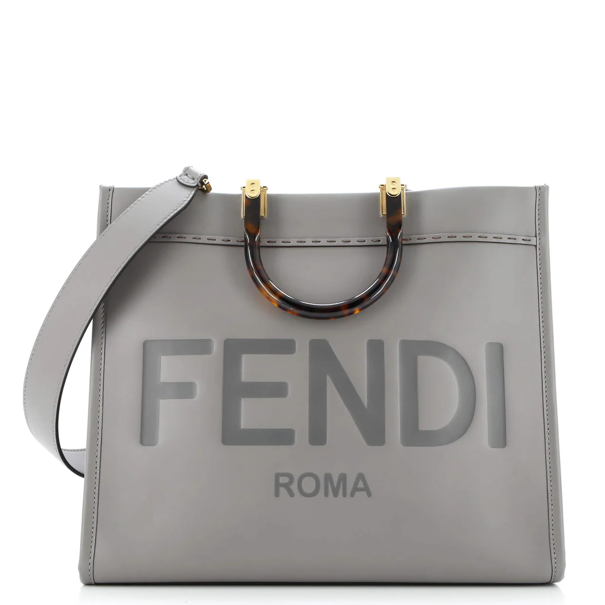 Sunshine Shopper Tote Leather Medium - Deep Luxury