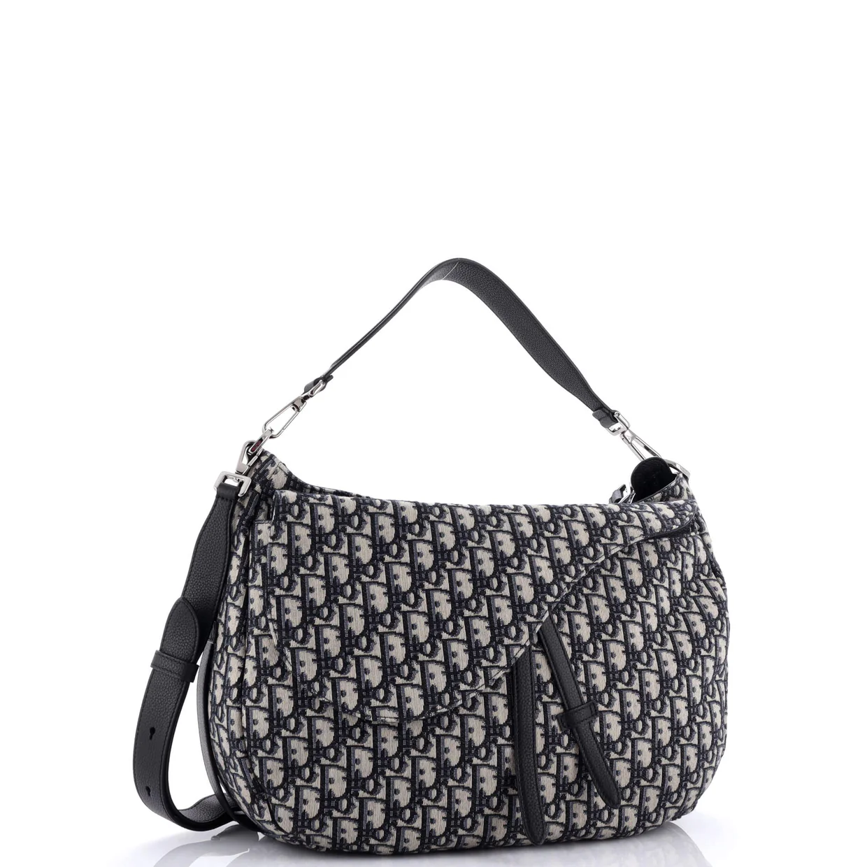 Saddle Soft Bag Oblique Canvas - Deep Luxury
