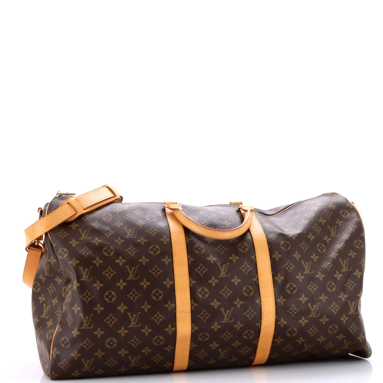 Keepall Bandouliere Bag Monogram Canvas 60 - Deep Luxury