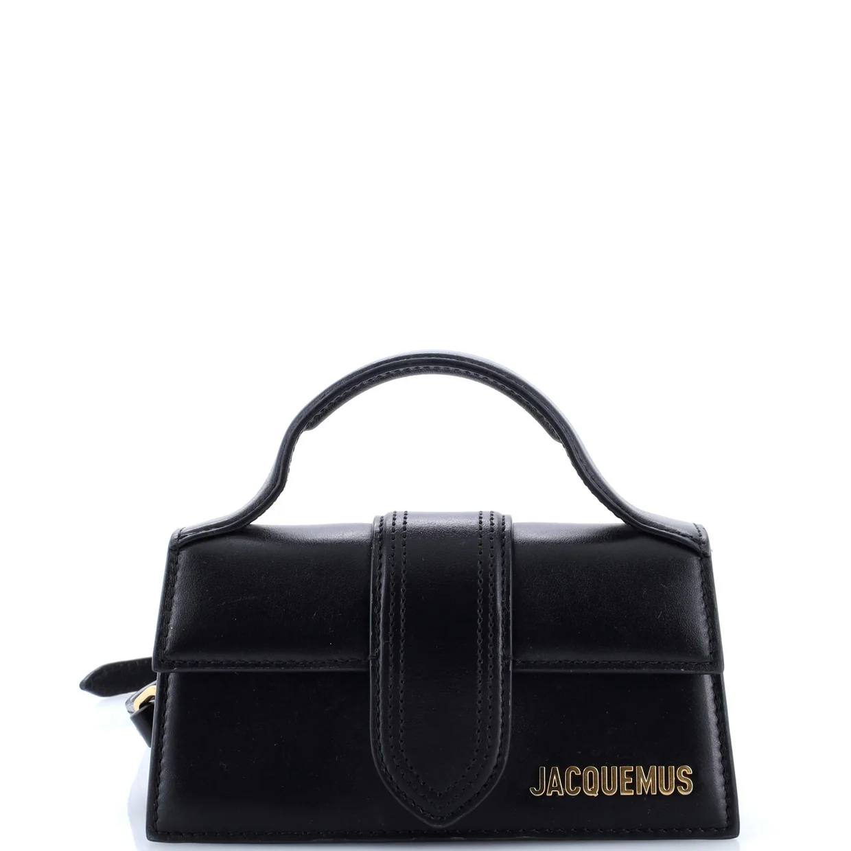Le Bambino Top Handle Flap Bag Leather - Deep Luxury